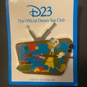 Disney D23 Exclusive Professor Ludwig Von Drake TV Pin - Limited Edition 500